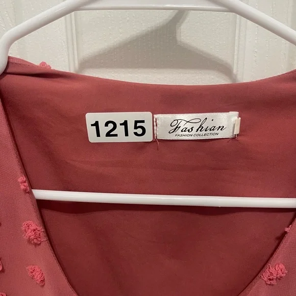 Fashian Collection Rose V-Neck Dress - Picture 9 of 10